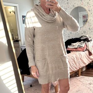 New York & Company Tan Knit Sweater